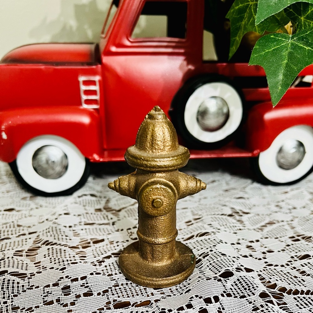 Vintage Mueller Fire Hydrant Brass Paperweight